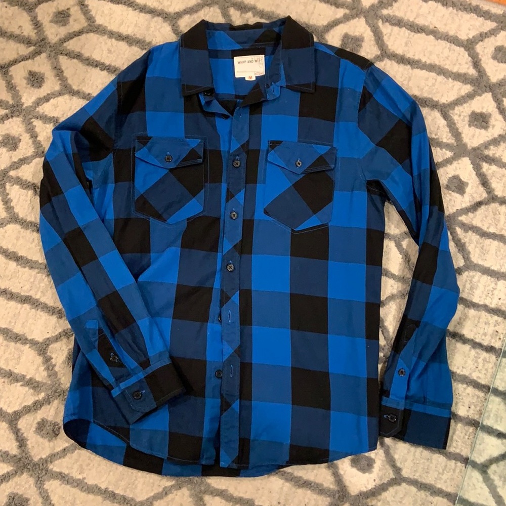 Blue flannel